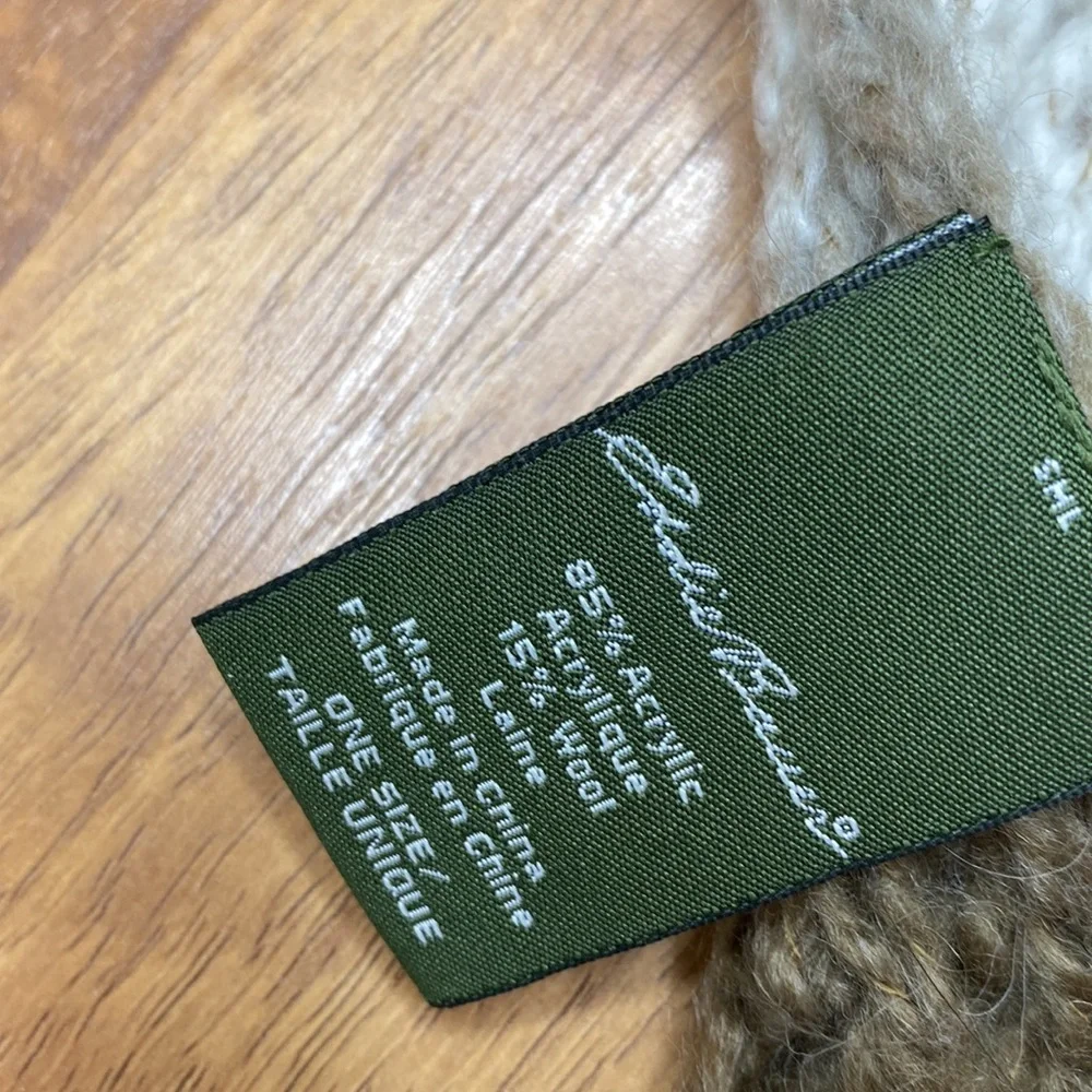 Eddie Bauer wool knit LARGE scarf
